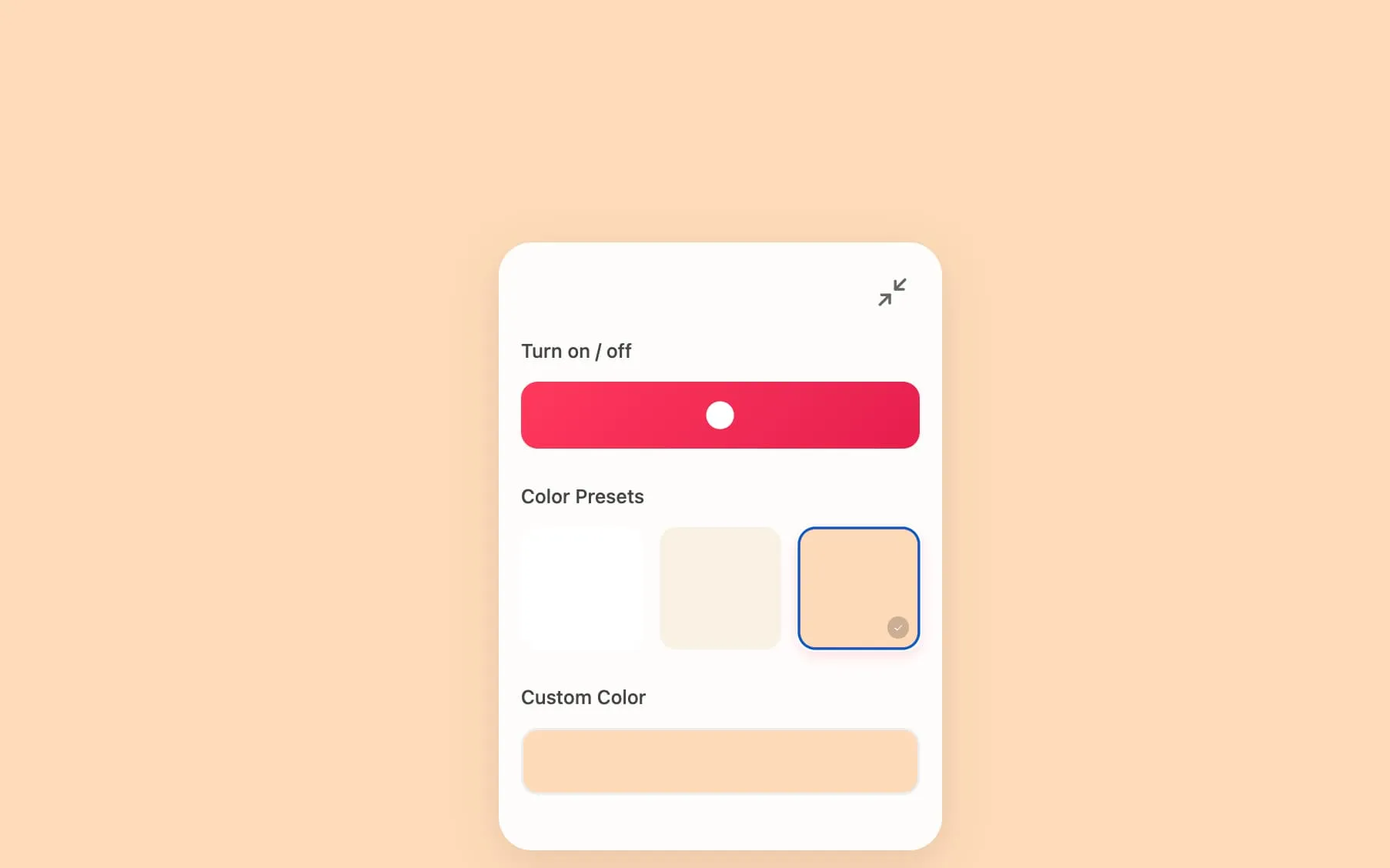 Lámpara de Pantalla 